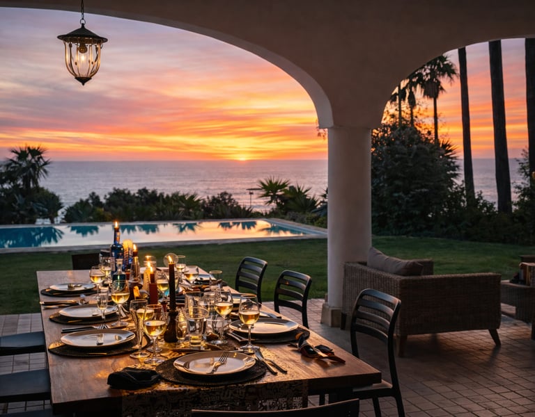 chef privado en villa de lujo en Cádiz