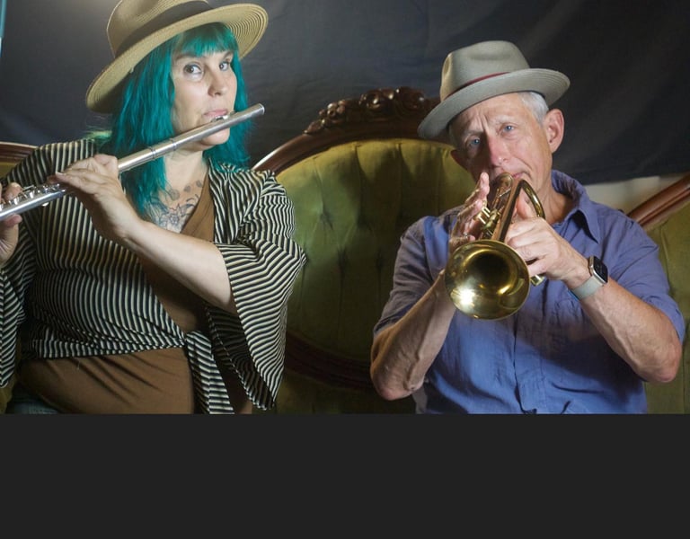 Professor "The Professor" David Gilden playing trumpet