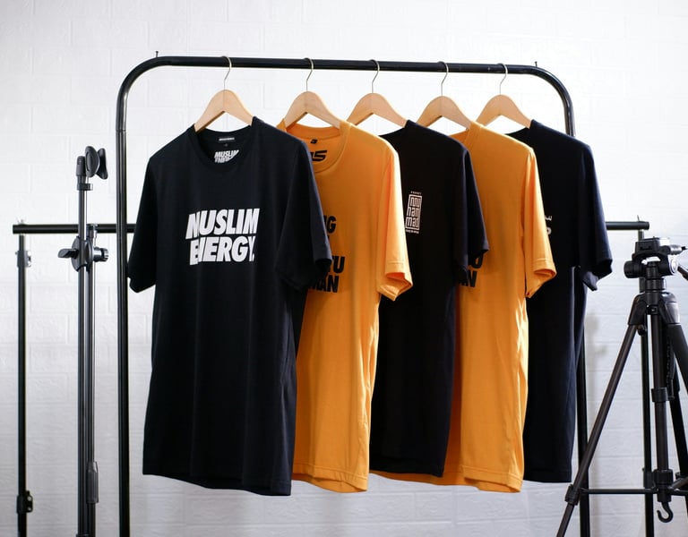 Various printed t-shirts