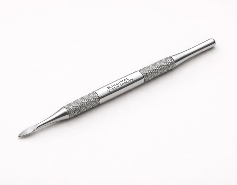 Gingival margin trimmer stainless steel dental finishing instrument CE certified