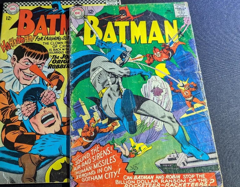 My copies of Batman 186 &  178. The first two. 
