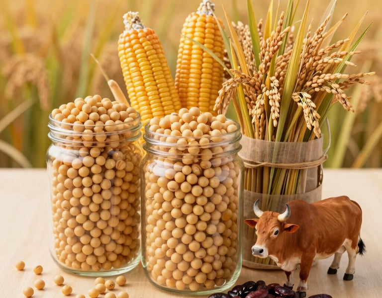 cotação produtos agrícolas, boi gordo, arroz, milho, soja, feijão