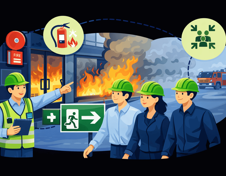 Exercices d'évacuation