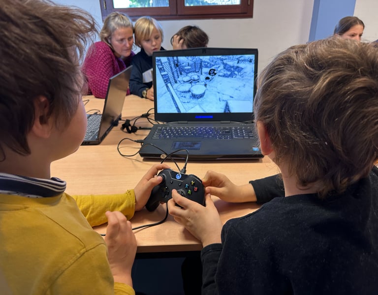 Ateliers jeux vidéo pour le lien social Fred moulin