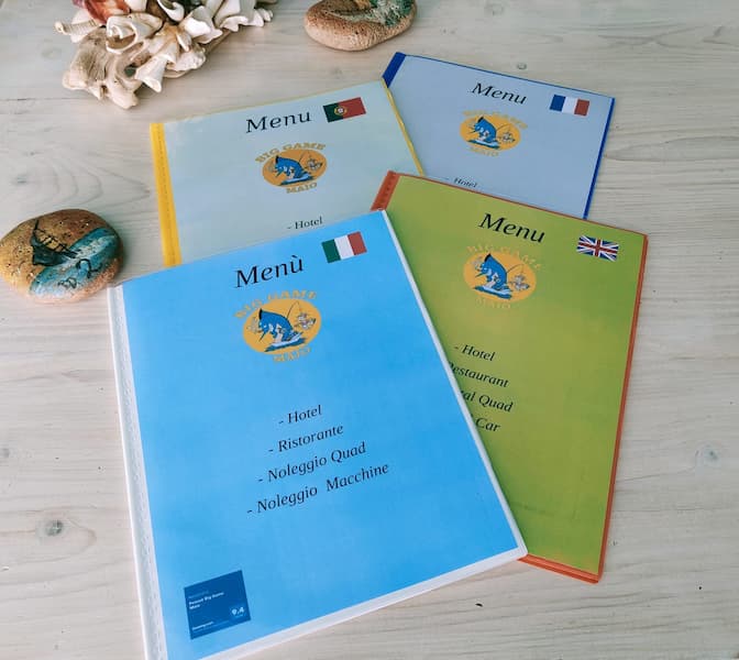 restaurant-menu-big-game-maio-english-italian-french-portuguese