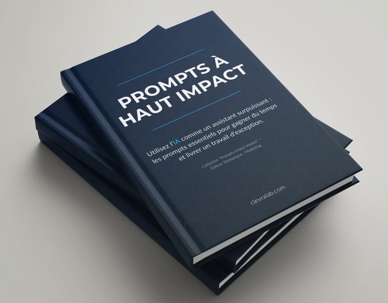 Pile de livres avec l'ebook marketing au-dessus