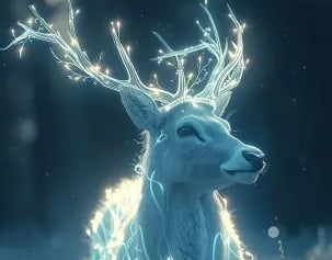 cerf magique/animal totem