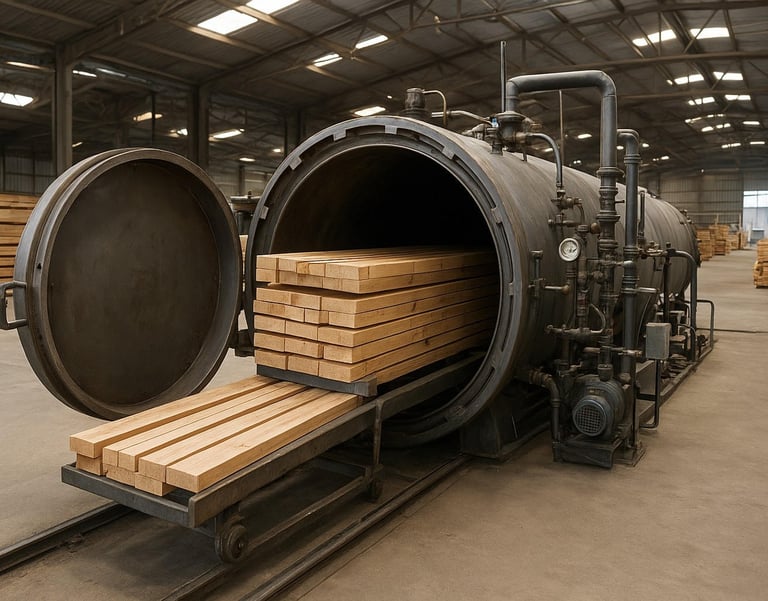 Tunnel de traitement autoclave