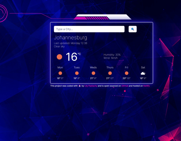 Weather App - JavaScript