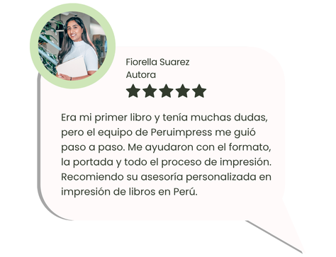 Opinión sobre impresión profesional de libros editoriales en Peruimpress Lima