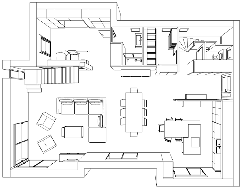 esquisse aménagement