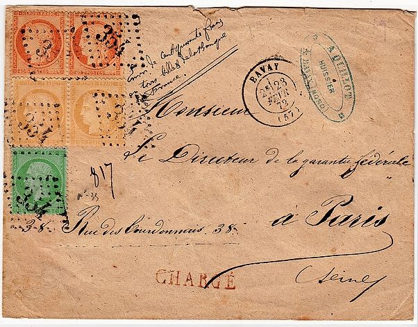 Losange Gros Chiffres 354 et type 17.
