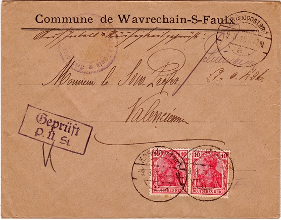 Ortskommandantur Wavrechain sous Faulx