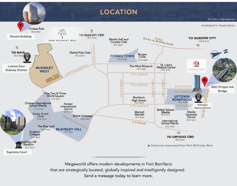fort bonifacio township by megaworld