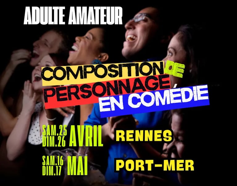 Stage Composition de personnage de comédie