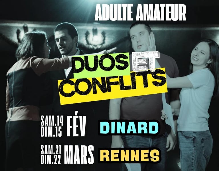 Stage theatre duos et conflits