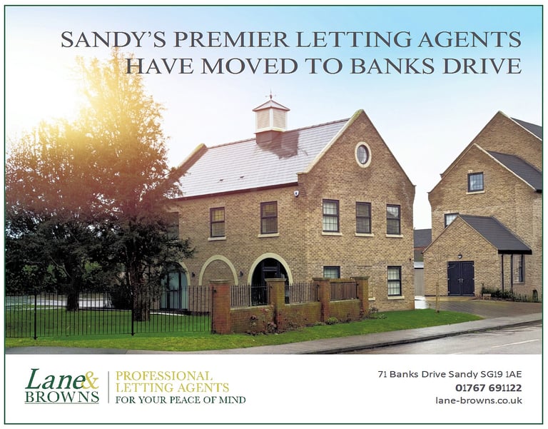 Lane & Browns Latting Agents - proud supporters of The Sandy Garden & Crafy Show