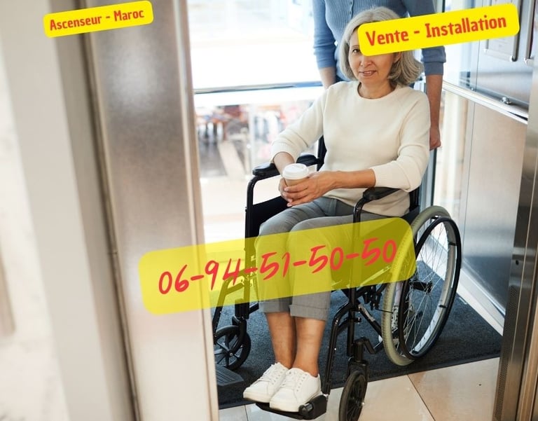 Ascenseur pour les personnes à mobilité réduite