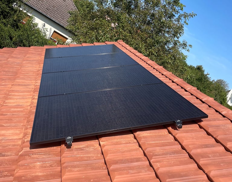 Installation de panneaux solaires