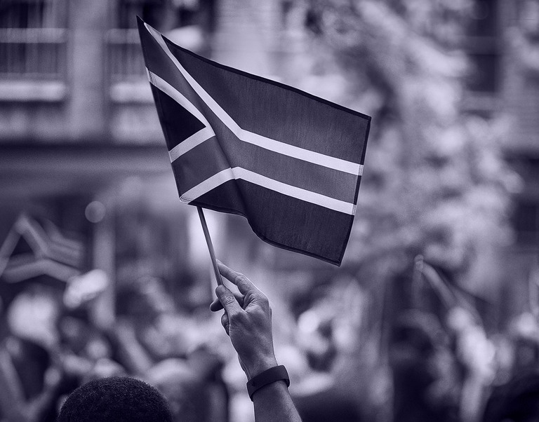 South African flag symbolising the author’s background and heritage