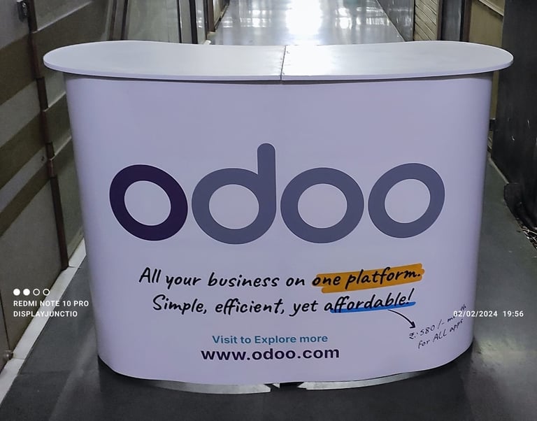 Curved Reception Table