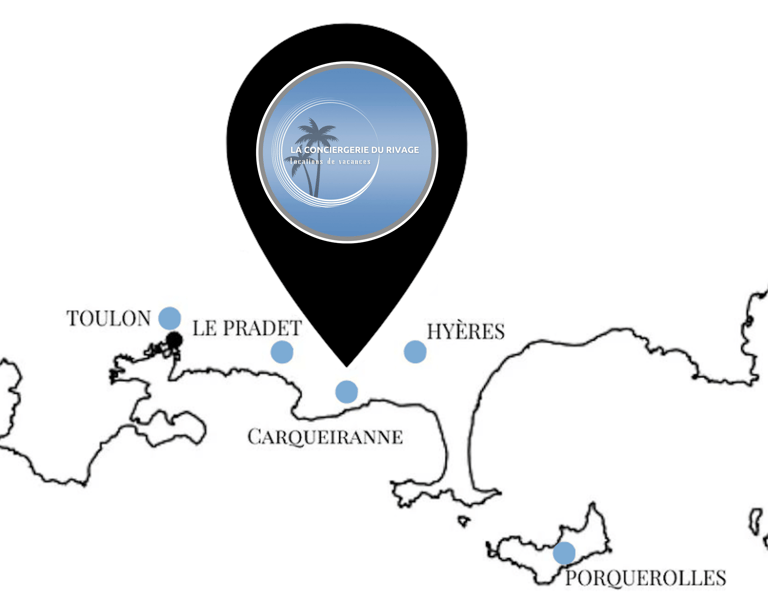 Notre zone d'intervention à Carqueiranne, Hyères, Presqu'île de Giens, Le Pradet