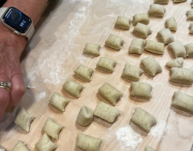 gnocchi before being formed