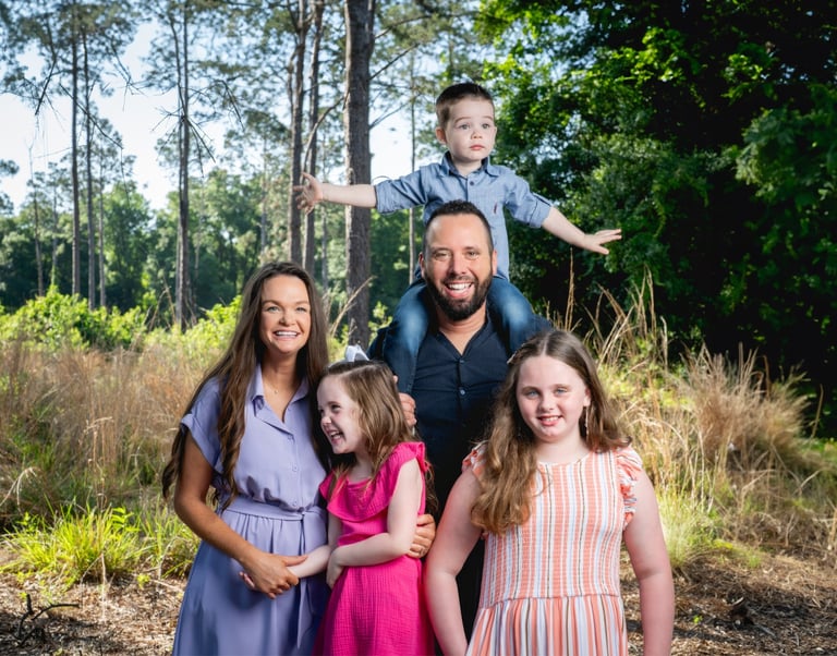Austin Arthur with family, Orange County Florida community and civic leader