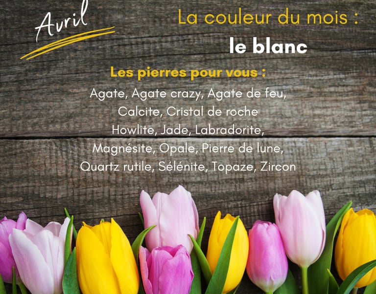 Les pierres blanches d'avril Les Couleurs de Lo