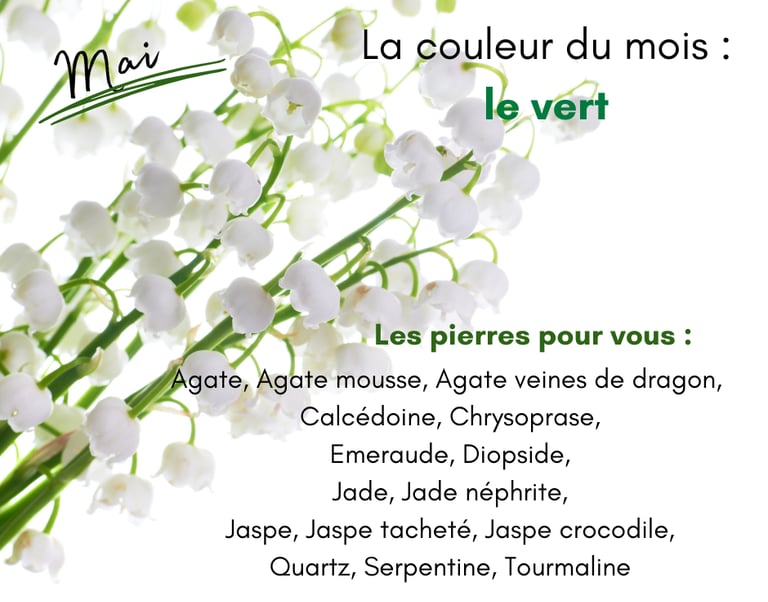 Les pierres vertes de mai Les Couleurs de Lo