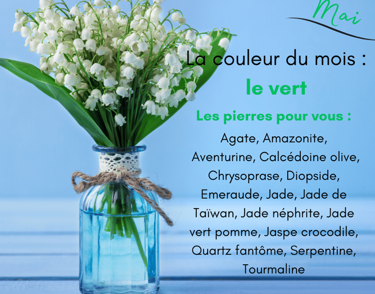Les pierres vertes de mai Les Couleurs de Lo