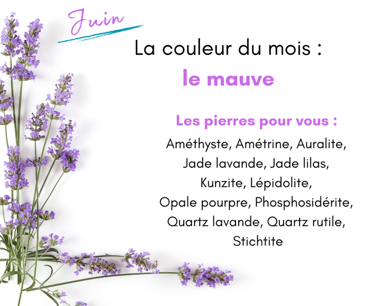 Les pierres mauves de mai Les Couleurs de Lo