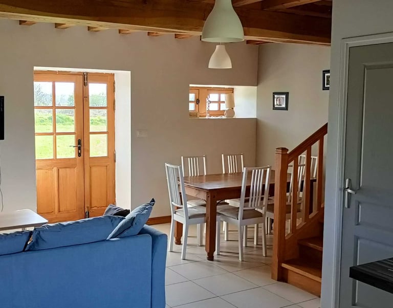 Séjour du gîte Carmesnil - Gîte de la cour d'Etienville au cœur des marais du Cotentin