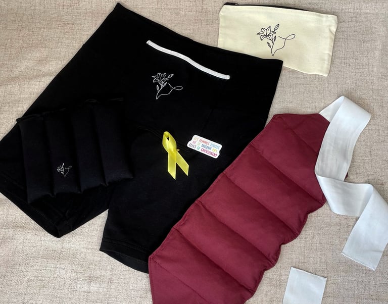 Douleurs pelviennes, bouillottes, douleur de règles, endométriose, adénomyose