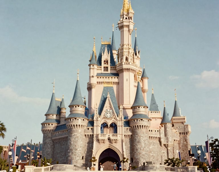 vintage photo of Walt disney world