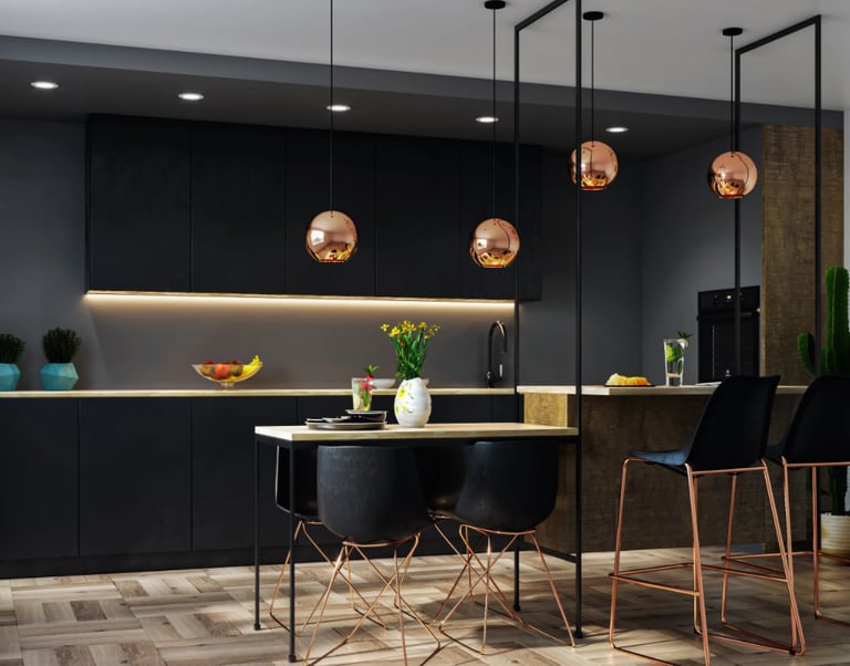 Modernūs baldai jūsų valgomajam kambariui