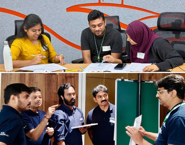 Cross-functional and cross-cultural workshop and training