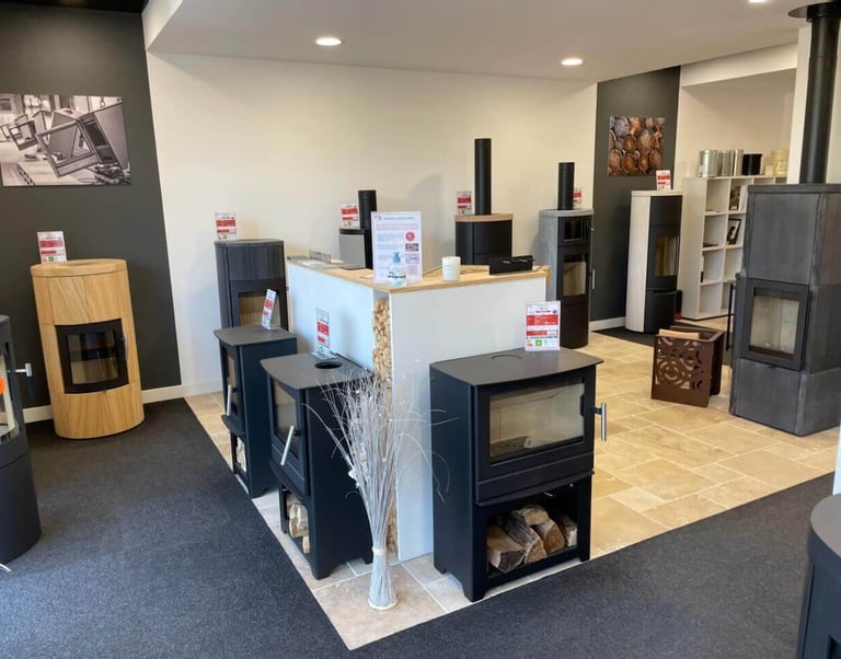 Magasin de poêles à bois en Charentes-Maritime.