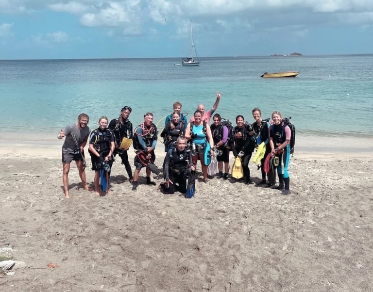 Our Team and volunteers embark on a beach clean-up