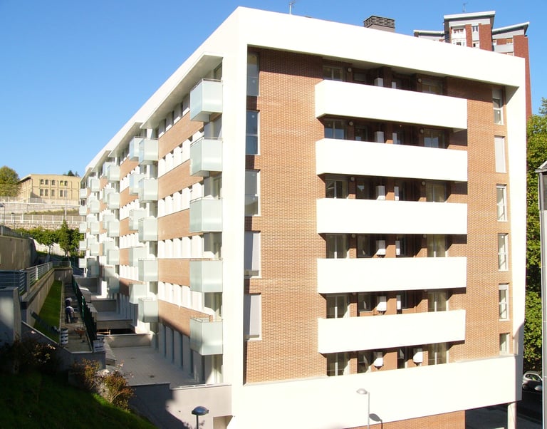 viviendas contadores GURBAIN arquitectura