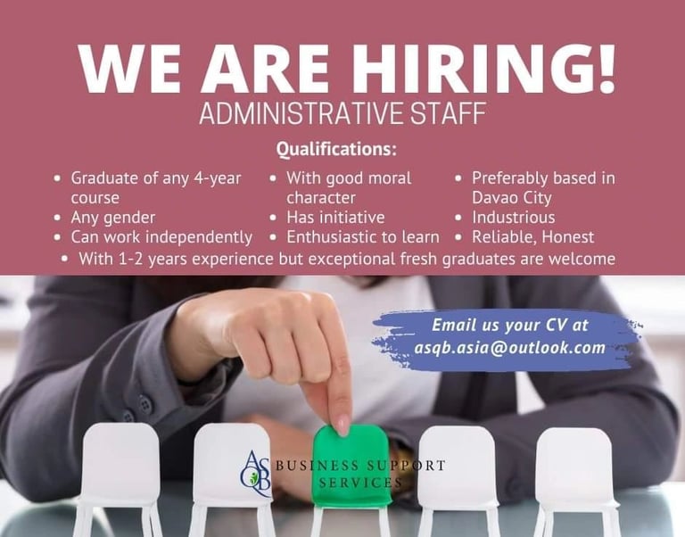 "Jobs in the Philippines South East Asia"