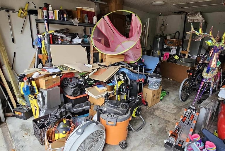Garage Cleanout by Vero Beach Junk Busters