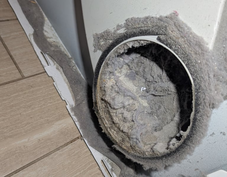 ge dryer clogged with lint