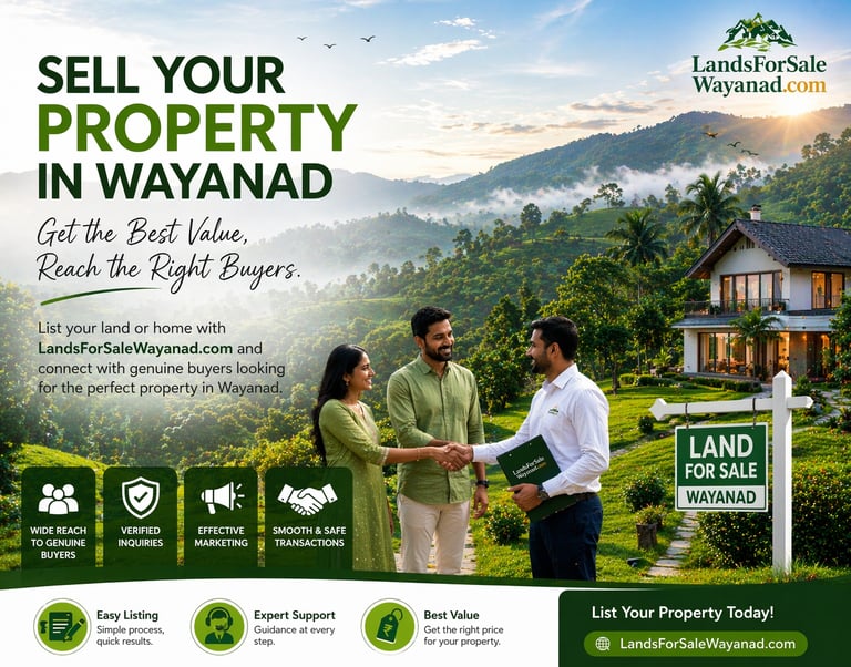 land for sale in wayanad