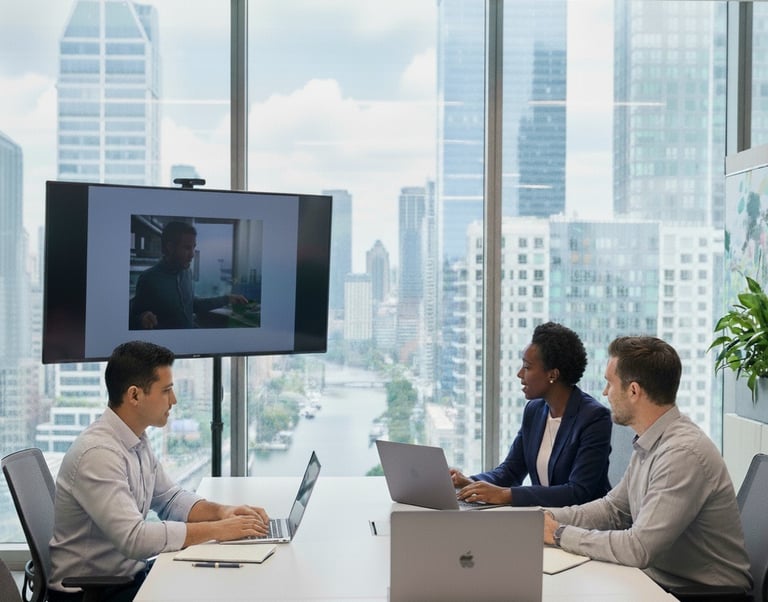 Conference room meeting.