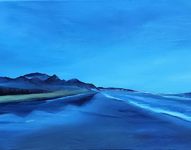 Heading South Haystack Beach