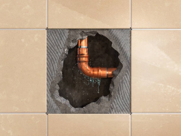 pipe leak inside wall
