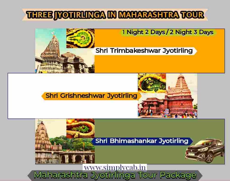 Three Jyotirlinga in Maharashtra Tour Package 