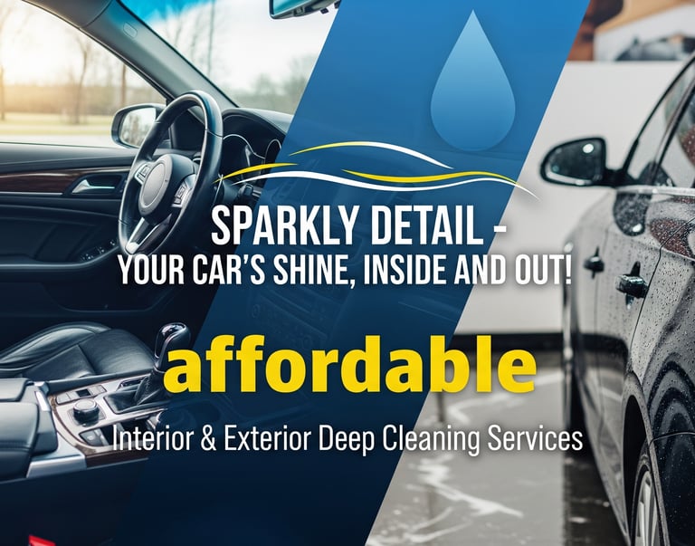 We offer premium detail services at affordable price. Our goal is to give you the detailing services