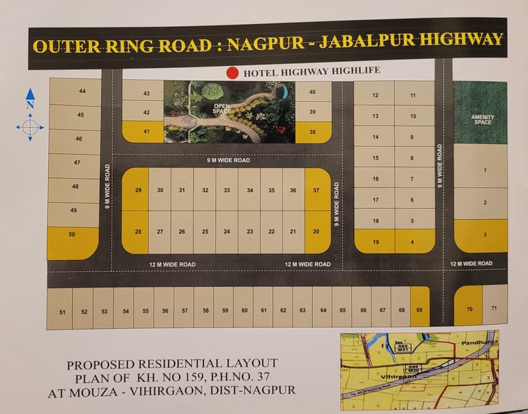 Vihirgaon Layout Plan